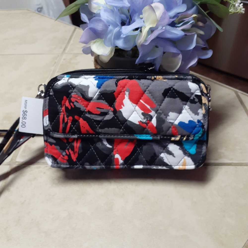 Vera Bradley crossbody wallet new